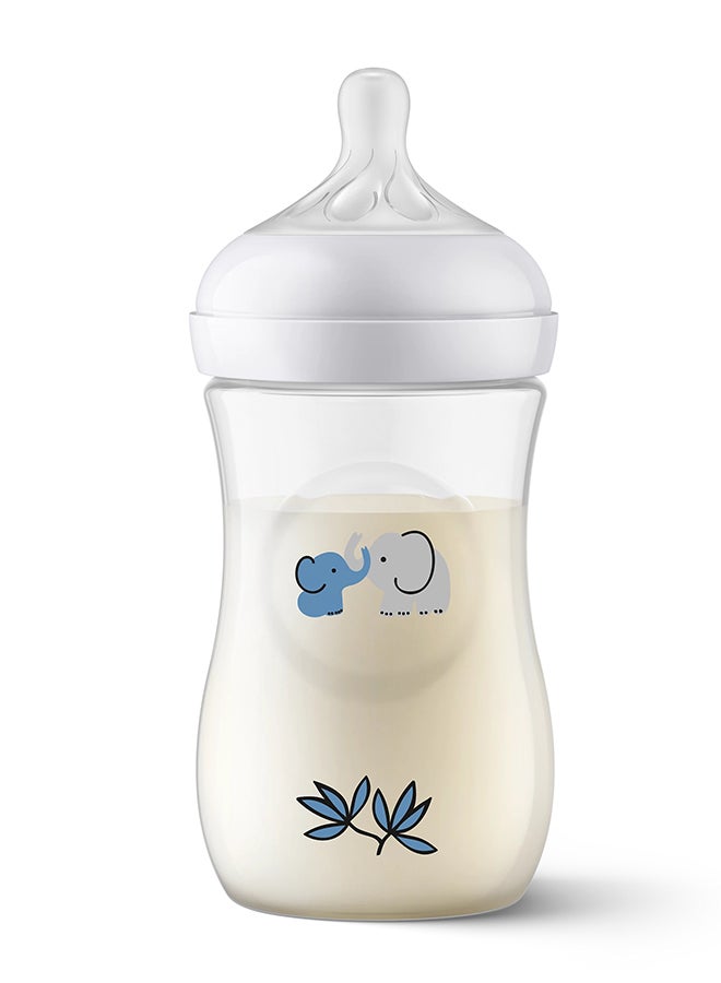 Natural Response Gift Set For Babies: 3 Natural Response Baby Bottles (260 ml) With T3 Teats (From 1 Month)