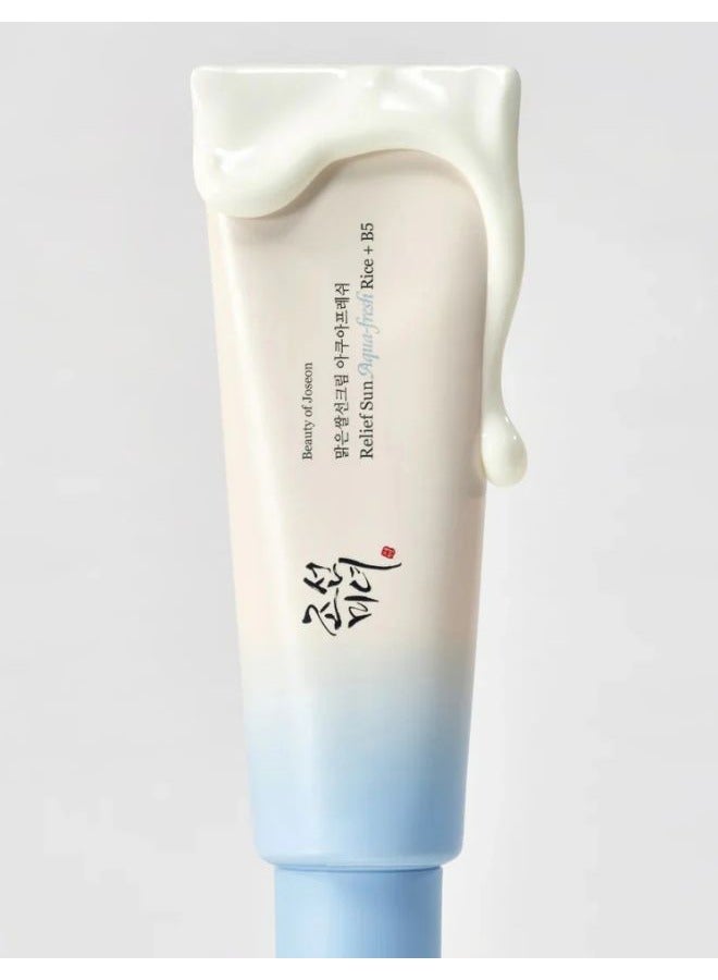 Beauty of Joseon - Relief Sun Aqua Fresh Rice Plus B5 SPF50+ PA++++ 50ml - Image 1