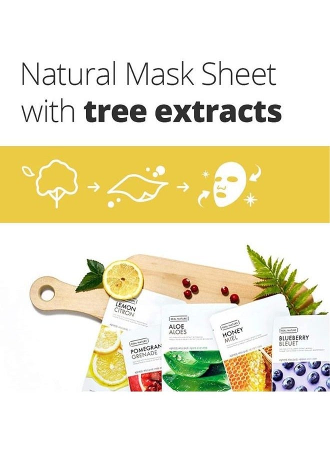 THE FACE SHOP The Face Shop Real Nature Facial Mask Sheets (15 Pack) 300grams  - Image 2