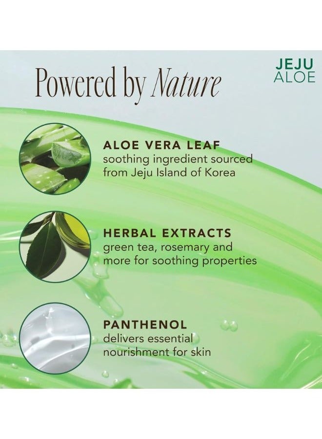 THE FACE SHOP Jeju Aloe 95% Fresh Soothing Gel Tub 300ml - Image 3