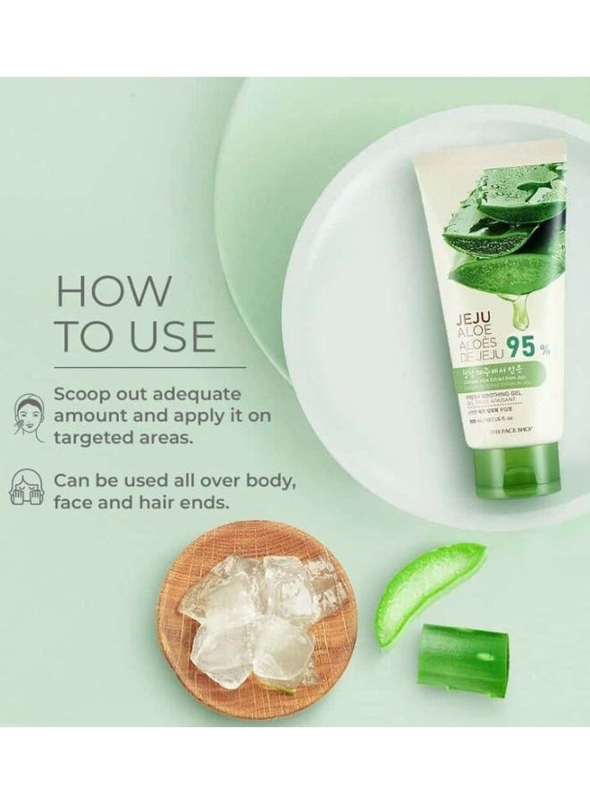 ذا فيس شوب جل الصبار المهدئ 95% من جيجو في أنبوب - Image 4