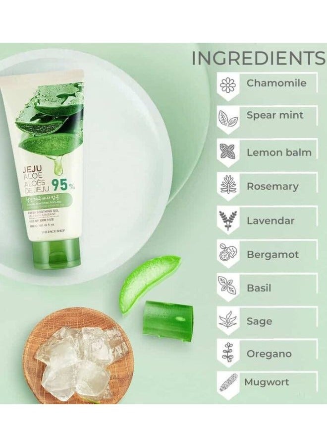 ذا فيس شوب جل الصبار المهدئ 95% من جيجو في أنبوب - Image 3