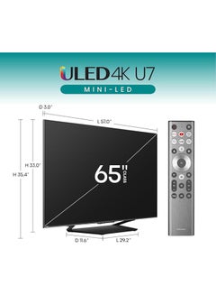 65 Inches ULED 4K Smart TV | Mini-LED | QLED | 144Hz | Dolby Vision | HDR 10+ | Dolby Atmos | Full Array Local Dimming | 2.1 Ch Sound | Google TV - 65U7N Black - pnsku/N70118973V/45/_/1732013208/b4aecc37-fb82-4a87-9a2e-ae630a60da80