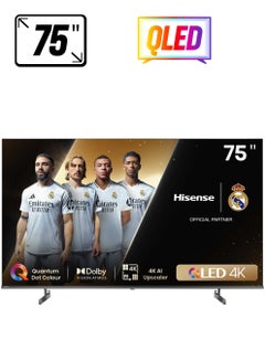 75 Inch 4K QLED Smart TV | Quantum Dot Colour | VIDAA Sysytem | 120 HZ | Dolby Atmos | Smooth Motion | AI Picture | Voice Control | Smart Home Ready | (2024 Model) - 75Q6N Black - pnsku/N70118976V/45/_/1739967115/16821e6b-57d9-46a6-b036-85f3a4acf441