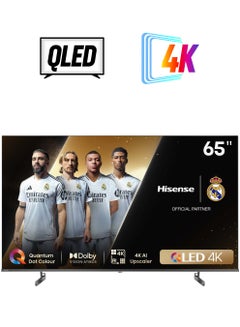 Hisense Hisense, 65 inch, 4K Smart TV, QLED, 60 Hz 65Q6N Black 