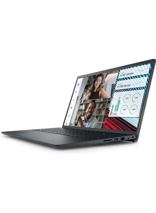 DELL Vostro 3520-2 Laptop With 15.6 Inch FHD /Core I5-1235U/ 8 GB Ram/ 512 GB SSD /Intel UHD 600 /Free Dos English/Arabic Black With Casual Leather Laptop Backpack Black English/Arabic Black  - Image 2
