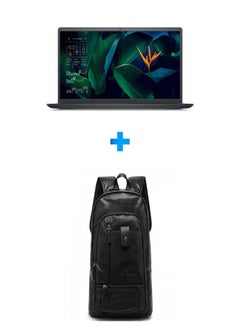 ديل Vostro-3515 Lap Top Laptop With 15.6 Inch FHD /Ryzen 5 3450U /16 GB Ram /512 GB SSD /Radeon Rx Vega 8/ Windows 11 Home /English/Arabic Black With Casual Leather Laptop Backpack Black English/Arabic Black  - Image 1