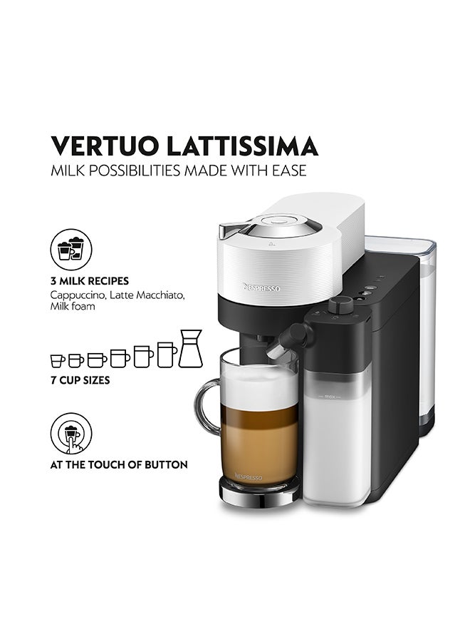 نسبرسو Vertuo Lattissima 1.6 L 1500 W GDV5-GB-WH-NE White  - Image 2