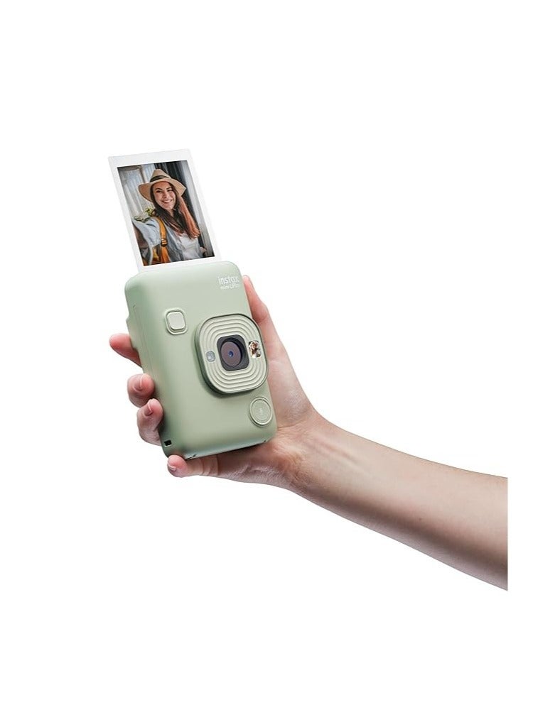 FUJIFILM - FUJIFILM INSTAX MINI LIPLAY HYBRID INSTANT CAMERA (MATCHA GREEN) - Image 1