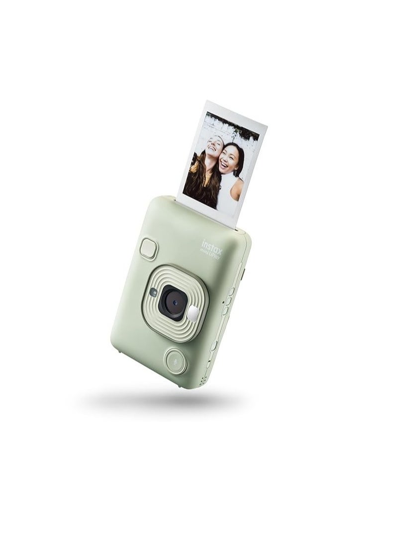 FUJIFILM - FUJIFILM INSTAX MINI LIPLAY HYBRID INSTANT CAMERA (MATCHA GREEN) - Image 1