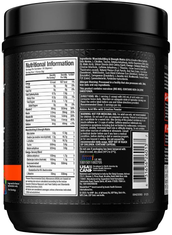 MuscleTech Pre Workout Powder Vapor X5 - Image 2