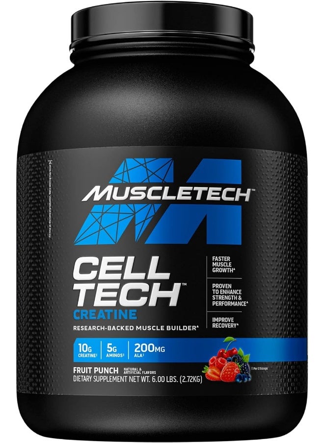 MuscleTech Performance Series Cell Tech Fruit Punch 2.72 Kg - Image 1