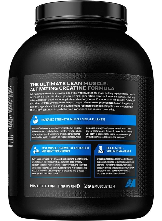 MuscleTech Performance Series Cell Tech Fruit Punch 2.72 Kg - Image 2