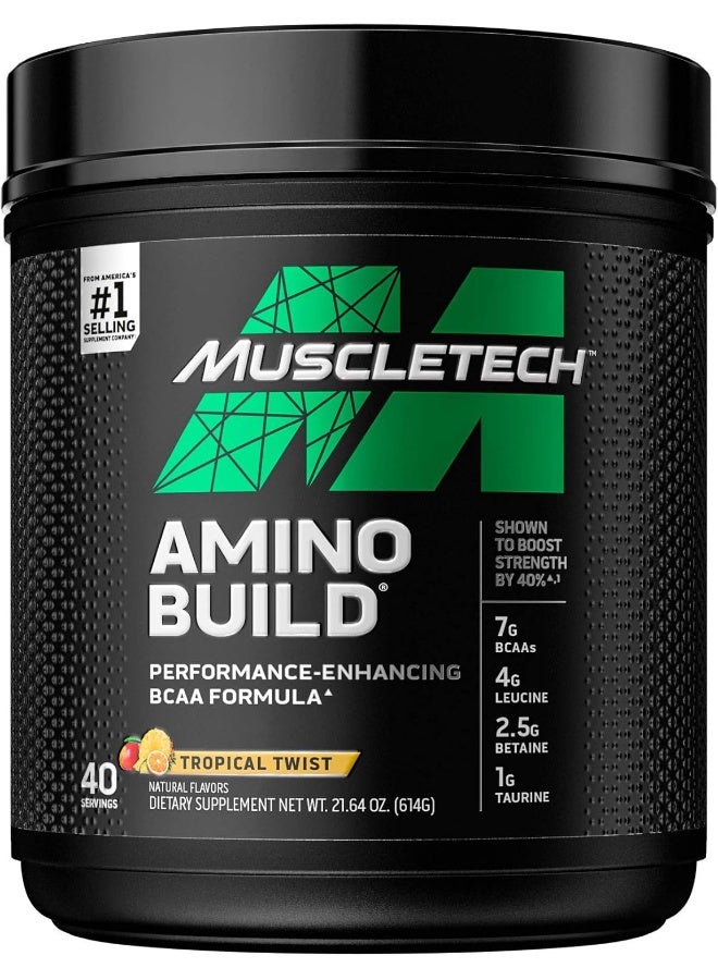 MuscleTech Amino Build 40 Servings Tropical Twist - Image 1