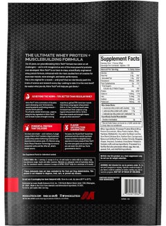 ماسل تيك NitroTech Whey Protein Ultimate Muscle Building Formula Vanilla Cream 10 Lbs 102 Servings  - Image 2