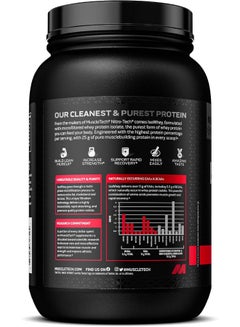 ماسل تيك Isowhey 100% Whey Protein Isolate Dietary Supplement 2 Lbs 907 G In Vanilla Flavor  - Image 2