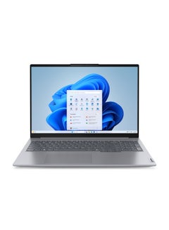 Thinkbook 16 Laptop With 16-Inch Display, Intel Core Ultra 7 155H Processor/16GB RAM/1TB SSD/Intel Arc Graphics/Windows 11 Pro English/Arabic Arctic Grey