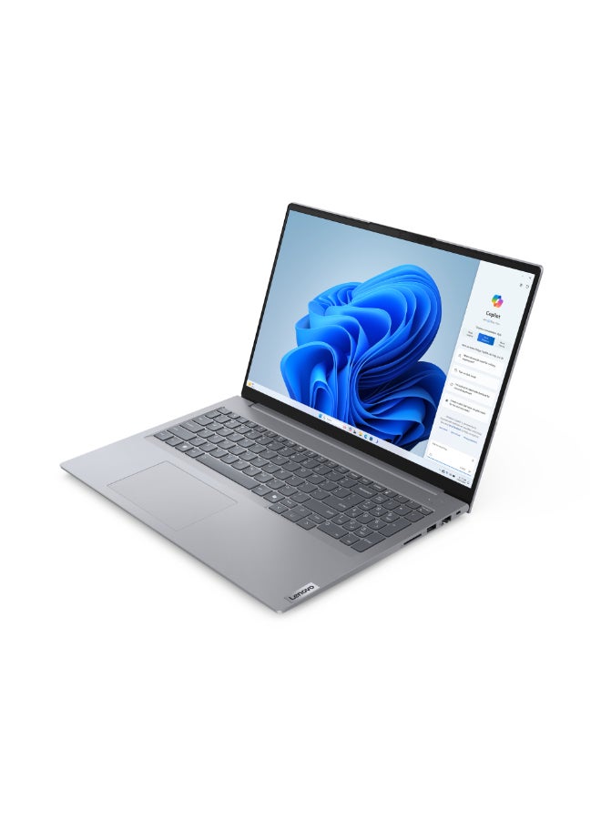 Lenovo - Thinkbook 16 Laptop With 16-Inch Display, Intel Core Ultra 7 155H Processor/16GB RAM/1TB SSD/Intel Arc Graphics/Windows 11 Pro English/Arabic Arctic Grey - Image 1