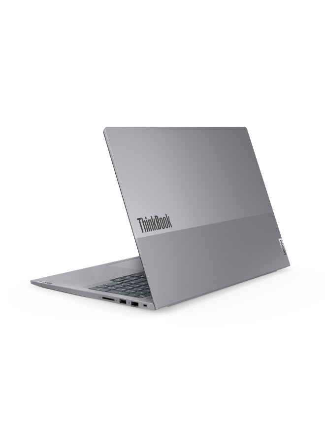 Lenovo - Thinkbook 16 Laptop With 16-Inch Display, Intel Core Ultra 7 155H Processor/16GB RAM/1TB SSD/Intel Arc Graphics/Windows 11 Pro English/Arabic Arctic Grey - Image 1