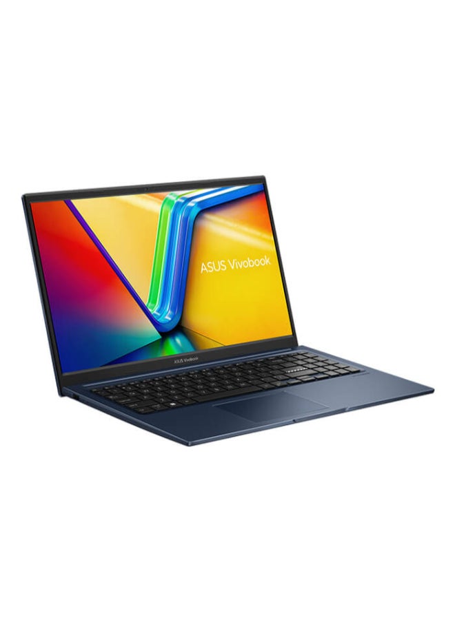 ASUS - Vivobook X1504VA-NJ093 (Upgraded Version) Laptop With 15.6-Inch Full HD Display, Core i7-1355U Processor/16GB RAM/1TB SSD/Intel UHD Graphics/Windows 11//  Electric English/Arabic Electric Blue - Image 1