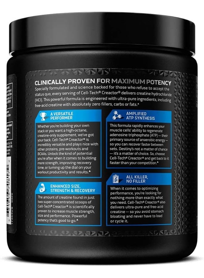 ماسل تيك Cell Tech Creactor 120 Servings Unflavored  - Image 2