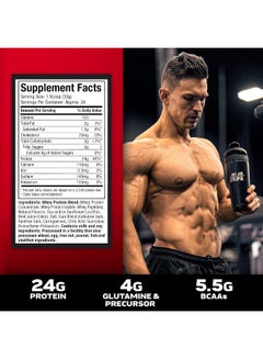 ماسل تيك Nitro Tech 100% Whey Gold Ultra-Pure Whey Formula Strawberry Shortcake 2Lbs  - Image 2
