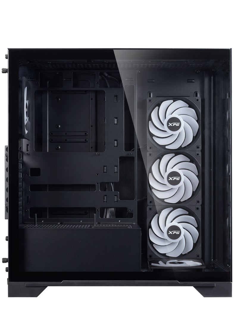 إكس بي جي Invader X BTF Mid-Tower Gaming ATX PC Case with Panoramic View, Tempered Glass Panels, and RGB Lighting  - Image 4