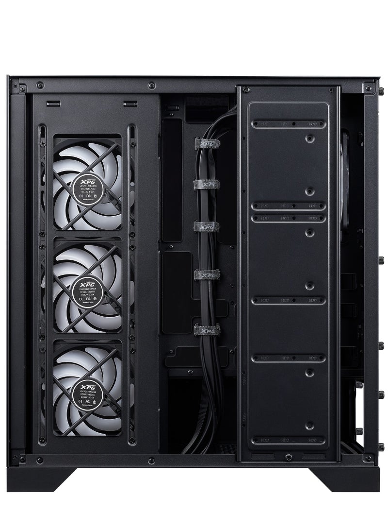 إكس بي جي Invader X BTF Mid-Tower Gaming ATX PC Case with Panoramic View, Tempered Glass Panels, and RGB Lighting  - Image 5