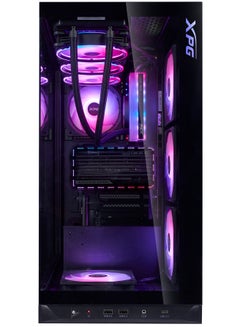 XPG Invader X BTF Mid-Tower Gaming ATX PC Case with Panoramic View, Tempered Glass Panels, and RGB Lighting  - Image 3