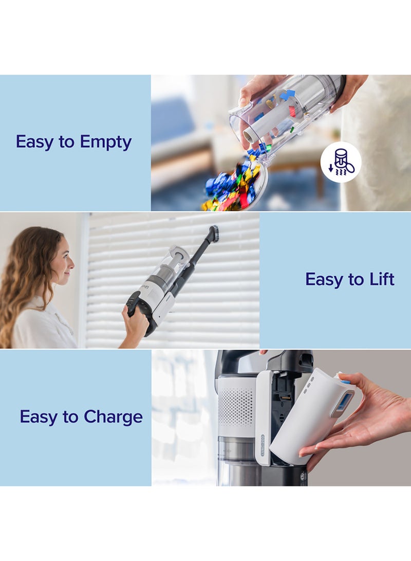 LEVOIT LVAC-200 Cordless Vacuum Cleaner with Anti Hair Wrap, Pet Hair Nozzle, Up to 50 Mins, 4 in 1 Vacuum Cleaner with over 99.9% Filtration Performance 180 W LVAC-200 White/Black  - Image 3