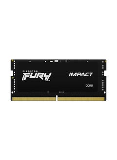 Kingston FURY Impact DDR5 32GB Laptop Memory, 5600MT/s Memory Speed, CL40 Latency, Non-ECC Unbuffered SODIMM, 262 Pin, 1.1 Voltage, Black | KF556S40IB-32 32 GB  - Image 1