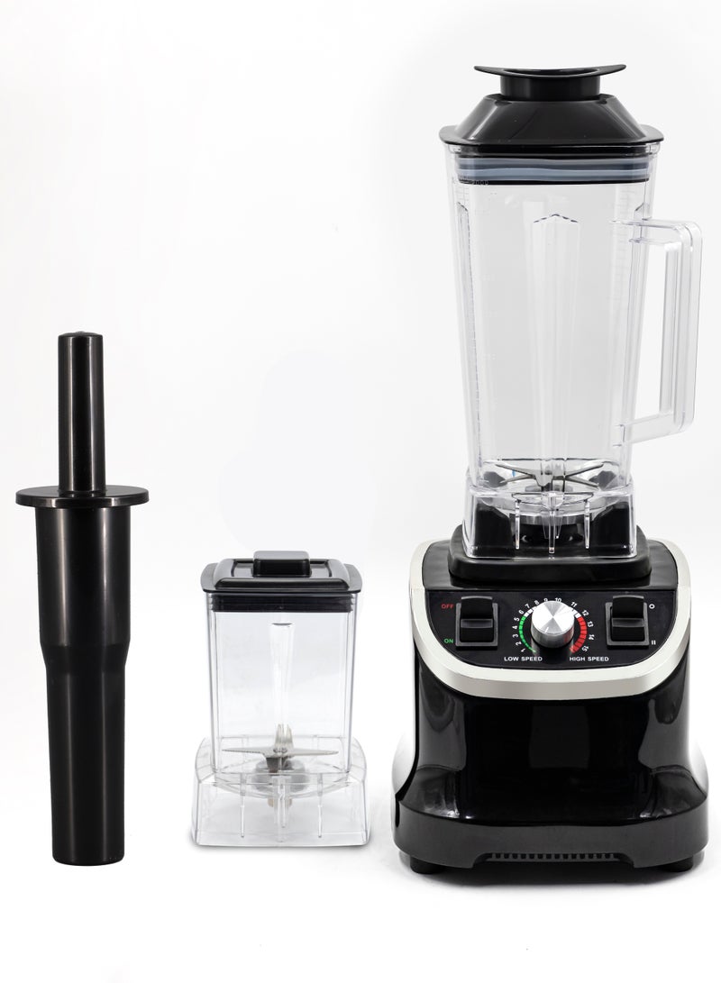 سوناشي 2-in-1 High-Speed Blender with 2L Unbreakable Jar | 15 Speeds with Pulse Control & Overheat Protection | Grinding/Blending/Ice Crushing | Blender for Shakes, Smoothies, Nuts and Ice 1000W SB-197 2 L 1000 W SB-197 Black  - Image 2