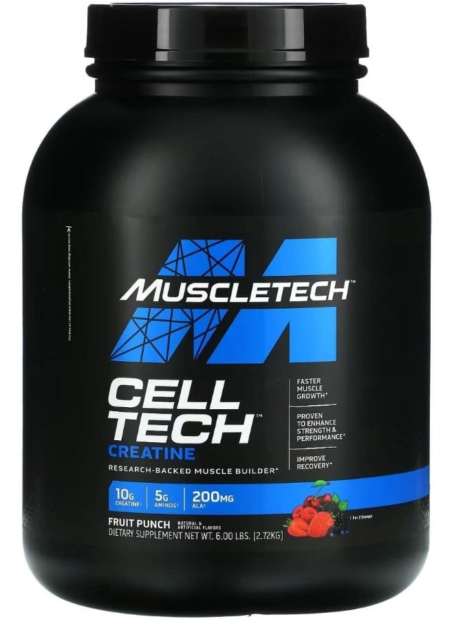 MuscleTech Cell Tech Fruit Punch 6Lbs - Image 1