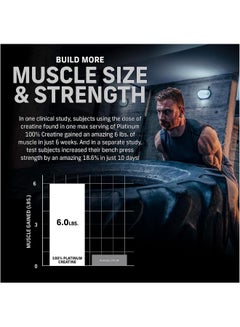 ماسل تيك Platinum 100% Creatine 400 G  - Image 5