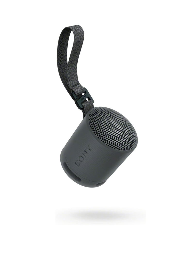 سوني - SRS-XB100 Wireless Bluetooth Portable Lightweight Super-Compact Travel Speaker, Extra-Durable IP67 Waterproof & Dustproof, 16 Hour Battery, Versatile Strap, and Hands-Free Calling New Black - Image 1