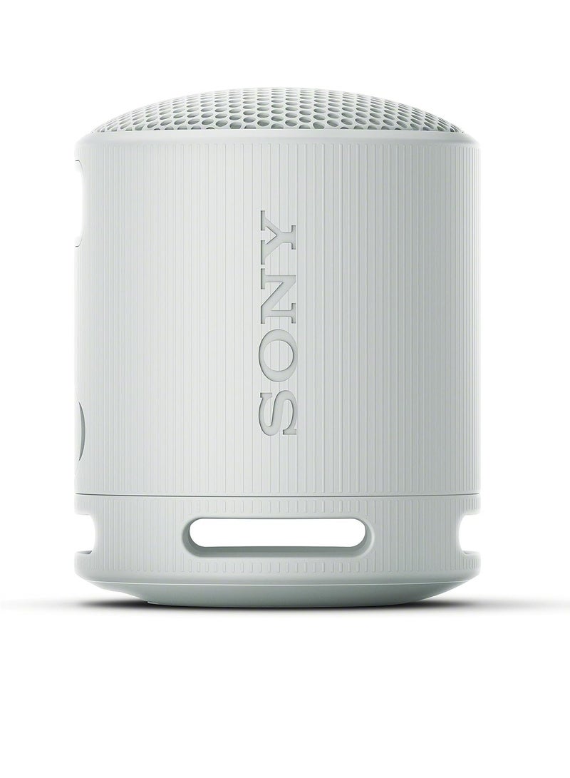 Sony XB100 Portable Wireless Speaker | Extra BASS, 16 Hour Battery Life, IP67 Waterproof And Dustproof Rating - Light Grey - Image 1