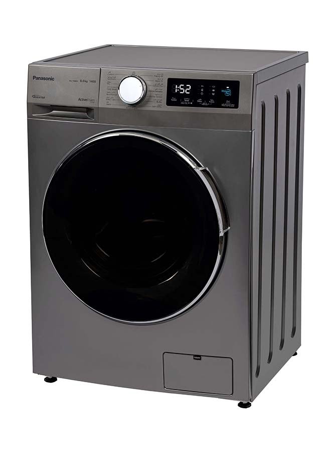 Panasonic Front Load Washing Machine 8kg Inverter Hygiene Care Silver 143 kW NA-16MG1LSA Silver - Image 2