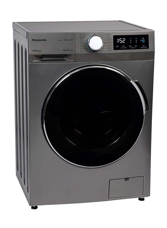 Panasonic Front Load Washing Machine 8kg Inverter Hygiene Care Silver 143 kW NA-16MG1LSA Silver - Image 4