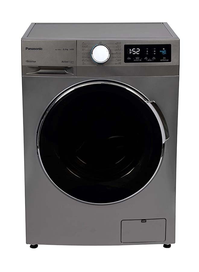 Panasonic Front Load Washing Machine 8kg Inverter Hygiene Care Silver 143 kW NA-16MG1LSA Silver - Image 3
