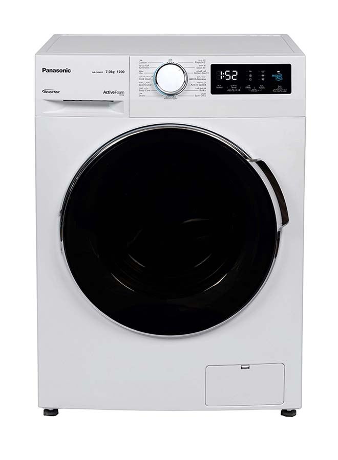 باناسونيك - Front Load Washing Machine 7kg Inverter Hygiene Care White 129 kW NA-14MG1WSA White - Image 1