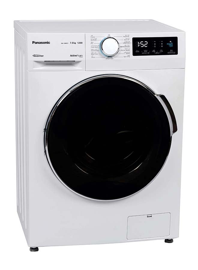 باناسونيك - Front Load Washing Machine 7kg Inverter Hygiene Care White 129 kW NA-14MG1WSA White - Image 1