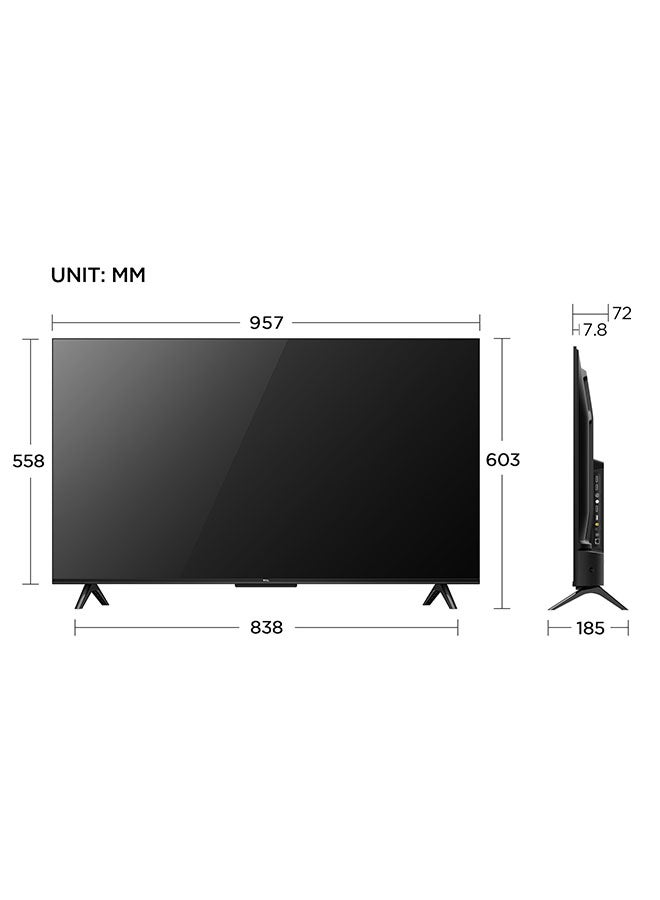 تي سي إل 43 Inch 4K HDR Google TV 43V6B Black  - Image 2