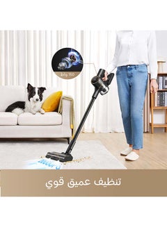 Dreame R10 Pro Cordless Stick Vacuum Cleaner, 65 Mins Long Runtime, 150 AW(20Kpa) Robust Suction, 5 Layer 99.9% Filtration, Lightweight and Anti-Tangle Vacuum for Floor, Carpet and Pet Hair 350 W R10 PRO Black  - Image 2