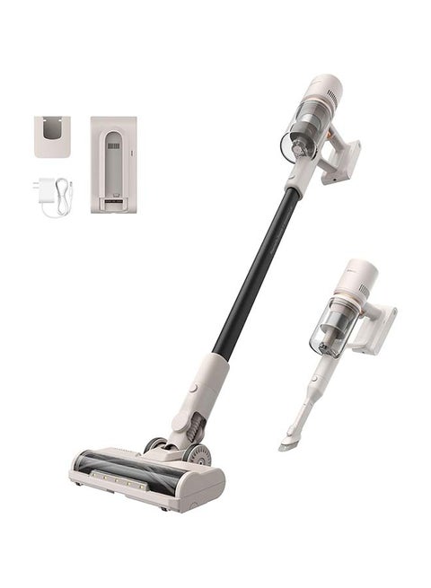 Dreame U10 Cordless Vacuum Cleaner, 19000Pa(100Aw) Powerful Suction, 5 Layer 99.9% Filtration, 180° Rotating Brush Head with LED Light for Hard Floors, Rugs & Pet Hair 300 W U10 Grey