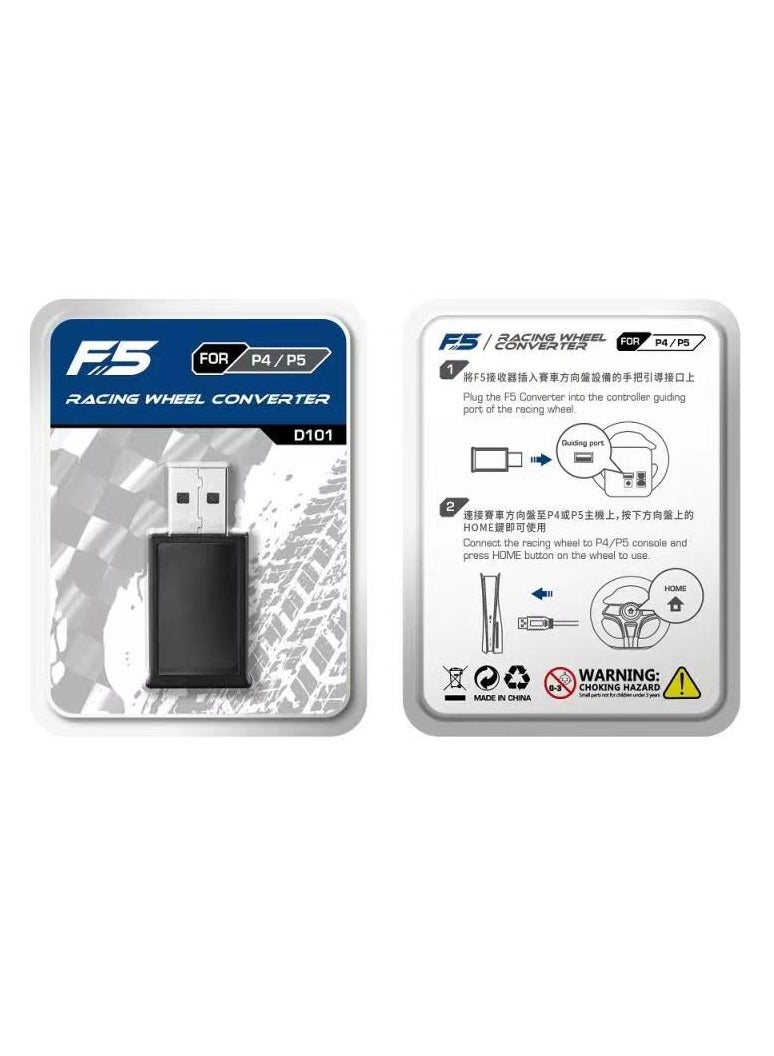 FLASHFIRE - F107 IMOLA Racing Wheel with Force Feedback, 6-Speed Shifter, 900° Rotation, Hall-Effect Sensor, Vibration Motors, Pedals & F5 PS5 Converter - Compatible with PS5, PS4, Xbox One/X/S, Switch, PC - Red/Black - Image 1