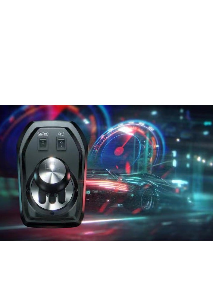 FLASHFIRE - F107 IMOLA Racing Wheel with Force Feedback, 6-Speed Shifter, 900° Rotation, Hall-Effect Sensor, Vibration Motors, Pedals & F5 PS5 Converter - Compatible with PS5, PS4, Xbox One/X/S, Switch, PC - Red/Black - Image 1