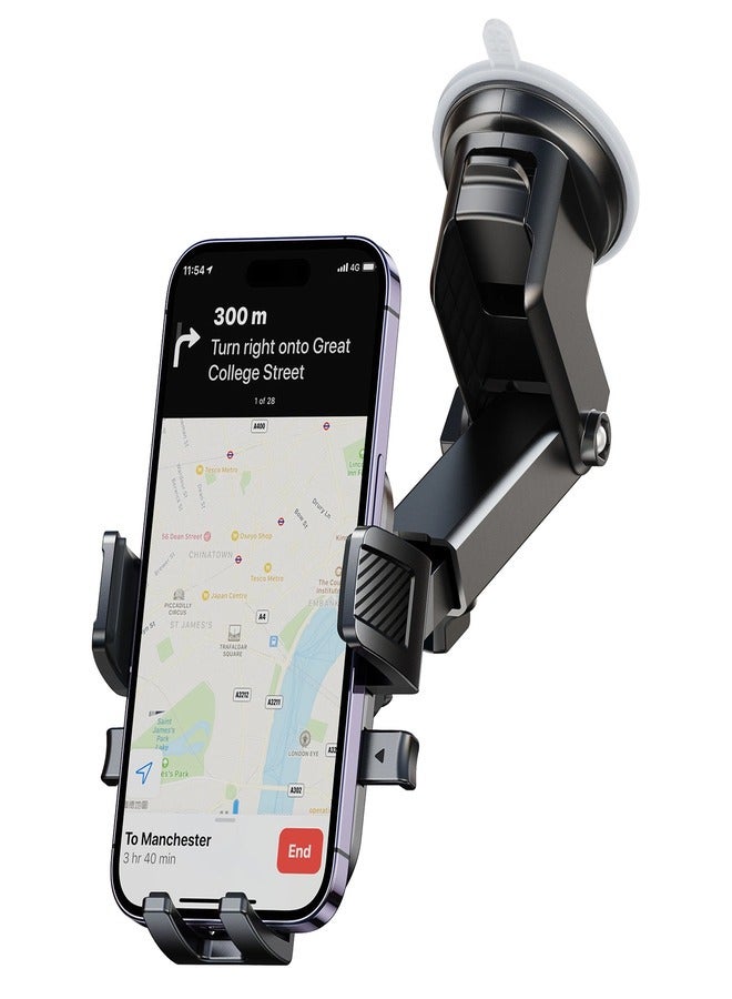 JOYROOM - Joyroom JR-OK6 car phone holder on the dashboard - Black - Image 1