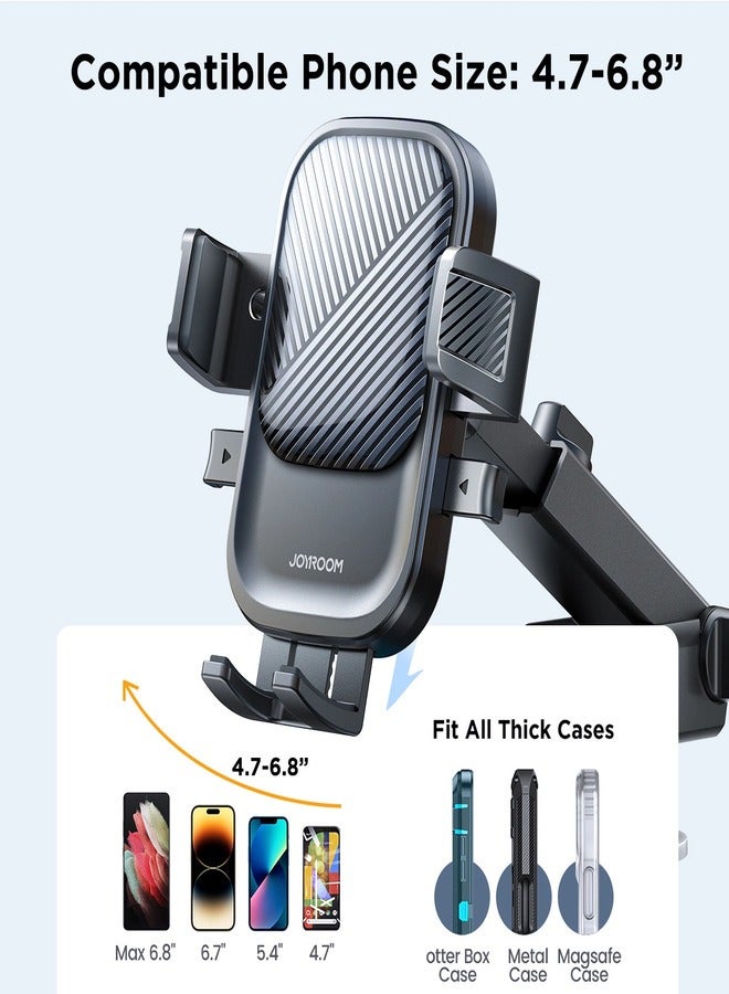 JOYROOM - Joyroom JR-OK6 car phone holder on the dashboard - Black - Image 1