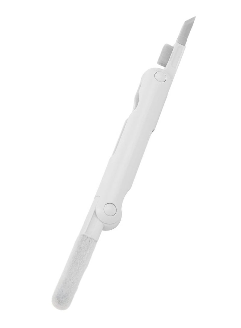 MARGOUN 3 in 1 Foldable Cleaning Kit , Silicone Nib , Soft Brush , Flocking Sponge Cleaning Kit , Electronic Cleaner for Audio Device/Laptop/Phone/Computer/Screen White - Image 1