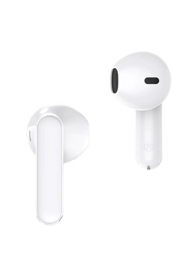 realme New Buds T01 True Wireless Earphones AI Noise Reduction TWS Bluetooth 5.4 IPX5 Waterproof 28H Battery Life Earphones -White - Image 2
